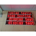 Sinalizador de mudança de mensagem de texto LED interno vermelho